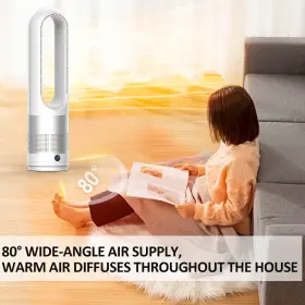 Heater-0032 Kiami Bladeless Tower Fan 1400w Space Heater And 40w Cooler Combo With Remote 8 #3