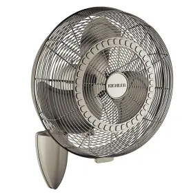 339218ni Kichler 339218 Nickel Pola 18 Inch Indoor / Outdoor Oscillating Wall Mount Fan