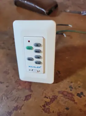 Kichler 783927537131 371065multr Ceiling Fan Control #2