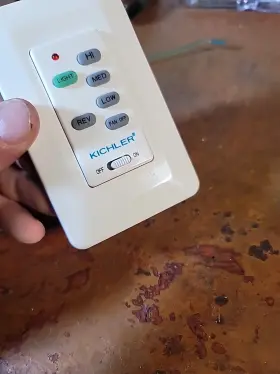 Kichler 783927537131 371065multr Ceiling Fan Control #3
