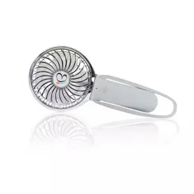 Kidco 445003091083 3 Speed Rechargeable Buggy Turbo Fan - Gray/chrome