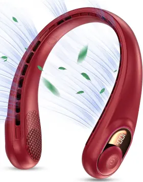 Kidee 313101292220 Portable Neck Fan Personal Bladeless Fans 4000mah Upgrade 360 Airf