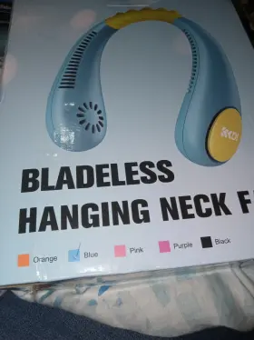 Kkdi 739319039295 Kids Neck Fan Portable Bladeless 2600mah Usb