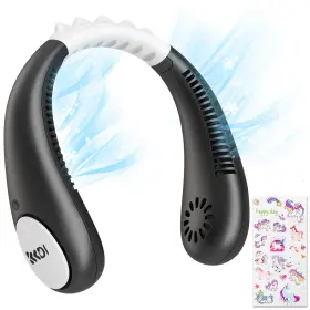 Kkdi 739319039783 Kids Neck Fan Bladeless For 2600mah Portable Rechargeable Coo