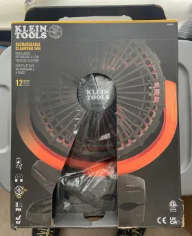 Pjsfm2 Klein Tools Rechargeable Clamping Fan