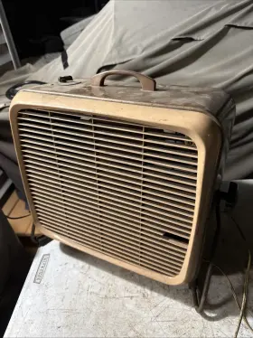 135.81460 Knapp-monarch Vintage Original 12 Inch Box 2 Speeds Fan Working Great Needs Cleaning