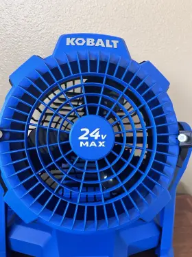 Kmf1124a-03 Kobalt 7-in 24-volt 3-speed High Velocity Indoor/outdoor Blue Misting Floor Fan #2