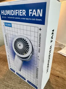 B0d25zyfds Kookaburra Portable Mist Fan Mini Usb Rechargeable Handheld With Water Spray New