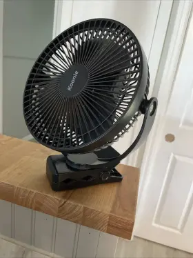 Koonie 445036199169 10000mah Rechargeable Portable Fan 8-inch Battery Operated Clip On