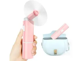 Koonie 737970849086 Portable Handheld Lash Fan Pink3 1.46 5.24 Inch