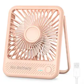 F493 Koonie 850060965616 Usb Desk Fan Strong Wind Ultra Quiet Small Personal With 180 Tilt Foldi