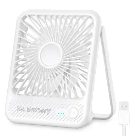 F494 Koonie 850060965623 Usb Desk Fan Strong Wind Ultra Quiet Small Personal With 180 Tilt Folding