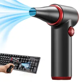 Cd09 Koonie Compressed Air Duster Electric With Led Light Cordless Blower
