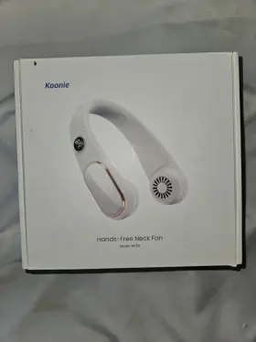 Nf231 Koonie Nib - Hands-free Neck Fan 5 Speed White