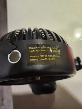 Wh61 Koonie 10000mah Battery Operated Misting Fan With Clip 8-inch Mist Black #2