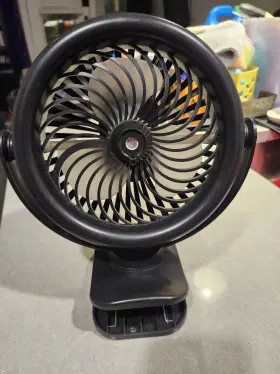 Wh61 Koonie 10000mah Battery Operated Misting Fan With Clip 8-inch Mist Black