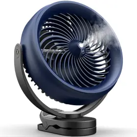 Wh61-blue Koonie 10000mah Misting Fan Battery Operated - Blue