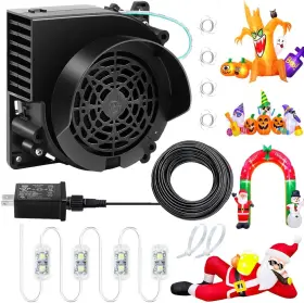 Aa14 Kooy Inflatable Fan Replacement 12v 1.2a Mini Air Blower With 1.5a Adapter A
