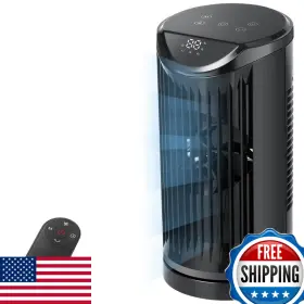 Kopbeau B082wzhmnd Personal Tower Fan For Bedroom Remote Portable Desk Table Fan4 Speeds