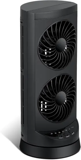 Dft04-1 Kopbeau Personal Tower Fan For Bedroom Portable Desk Table 3 Speeds Cooling Standin
