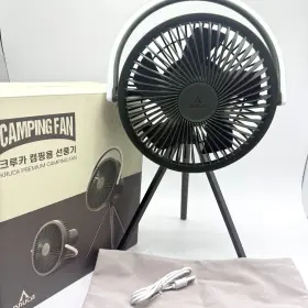 Bnf701 Kruca Bluefeel Portable Camping Fan 10 000mah Rechargeable Wireless Tripod