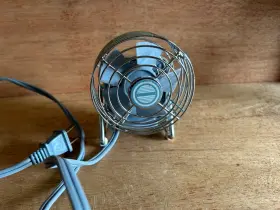 Kh-03sl Kuo Horng 3 Inch Portable Desk Fan Mini Tabletop Tested Works Vintage