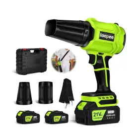 Bf828 Laapee Leaf Blower Cordless Battery Powered 800 000 Rpm Electric With 2