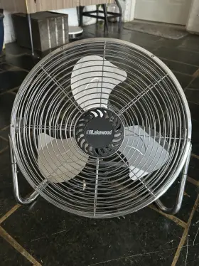 Hv-14c Lakewood Hv14c Vintage 16 Inch Electric 3 Speed Chrome Metal Floor Fan
