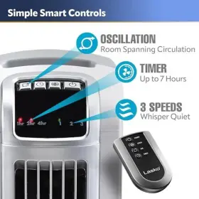 Lasko 004601342507 Portable 36 Inch Oscillating 3-speed Tower Fan With Remote Control And Timer For #3
