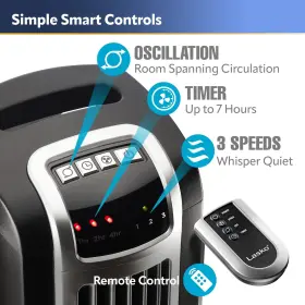 Lasko 046013424907 Oscillating Tower Fan 3 Quiet Speeds Timer Remote Control For Bedro #3