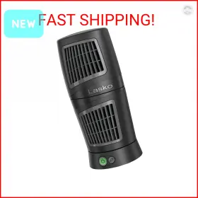 Lasko 046013454058 12 Inch Twist-top 3-speed Portable Tower Table Fan Widespread Oscillation For