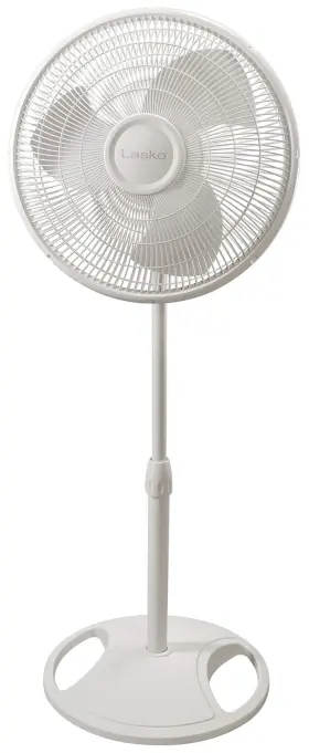 2520 Lasko 046013458292 Oscillating Stand Fan White 16 Inch