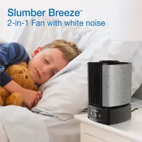 Sb100 Lasko 046013458896 Slumberbreeze 2-in-1 Small Table Fan And White Noise Machine For Better #2