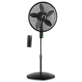 Lasko 046013459268 Oscillating 18-inch Ecoquiet Dc Motor 12-speed Pedestal Fan With Remote