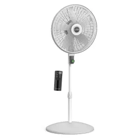 Lasko 046013459275 Ecoquiet Oscillating Pedestal Fan With Whisper Quiet Dc Motor 12 Speeds 8 H