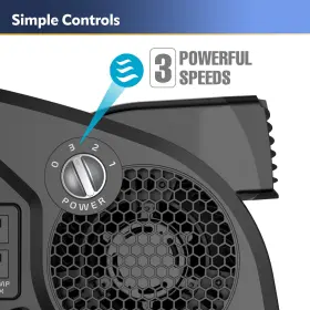 Lasko 046013462473 15 Inch Professional Utility Fan For Job Site 375 Cfm Pivoting High Velocity Bl #3