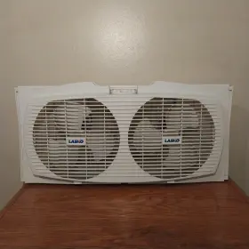 2130 Lasko Model Twin Window Fan Nine 2 Speed Reversible