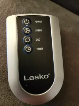 2510-2 Lasko Fan 4-button Replacement Remote Control Black/silver Genuine Oem Tested