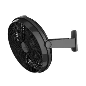 Lasko 313109066014 20 Inch 3 Speeds Floor Fan In Black Tilt Built-in Carry Handle Wall Mountable