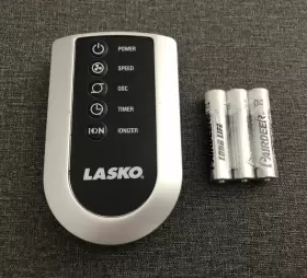 42950 Lasko 5 Button Replacement Remote Control For Ionizer Tower Fan Batteries