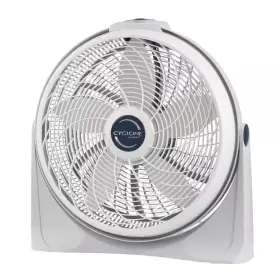 Lasko 445031562555 Cyclone 20 Inch 3 Speed Air Circulator Floor Fan For Home In White With Wall Moun