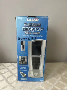 4910 Lasko Tower Fan - Gray #2