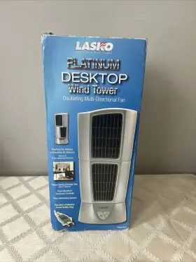 4910 Lasko Tower Fan - Gray