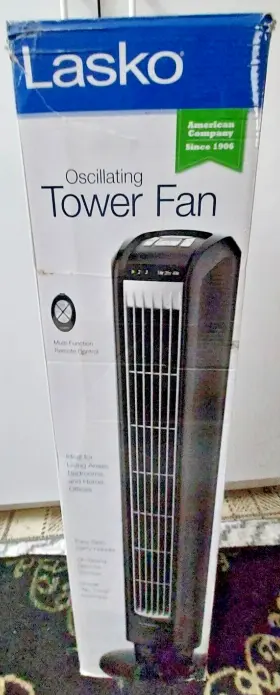 6342006 Lasko Used.32 Inch Tower Fan With Remote 2108 By