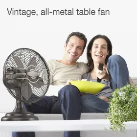 Lasko 756564425253 Oscillating Table Top Fan Portable 3 Quiet Speeds For Bedroom Kitchen And #2