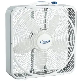Lasko 809394594160 Weather-shield Performance Box Fan 3 Speeds Innovative Wind Ring System