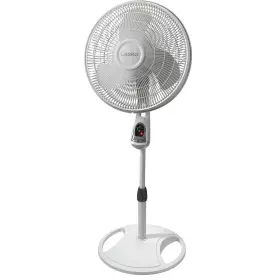 Lasko 971475316180 Oscillating Adjustable Pedestal Stand Fan With Timer And Remote For Indoor B