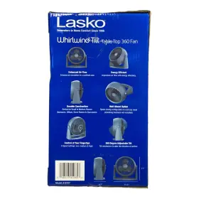 A12107 Lasko Whirlwind Tilt 12 Inch Table Fan With Wall-mount Option Slate #2