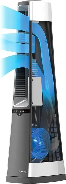 Ac600 Lasko Tower Fan 36 Inch Bladeless Standalone Ionizing Oscillating With Remote Control #2