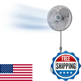 B0006dowy6 Lasko Oscillating Pedestal Stand Fan 3-speeds Adjustable Height Tilt Back